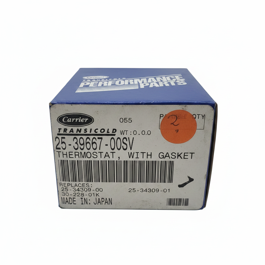 Carrier Transicold Performance Parts box label 25-39667-00SV