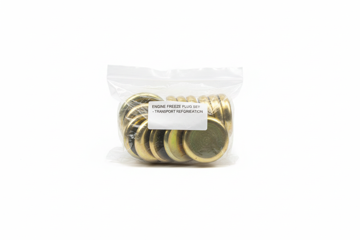 Freeze Plug Set Head 134D TB-134D1-FPH brass plugs white background