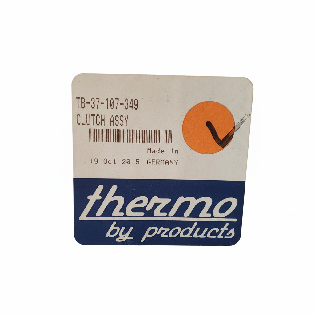 Thermo by Products Clutch Assembly TB-37-107-349 box label