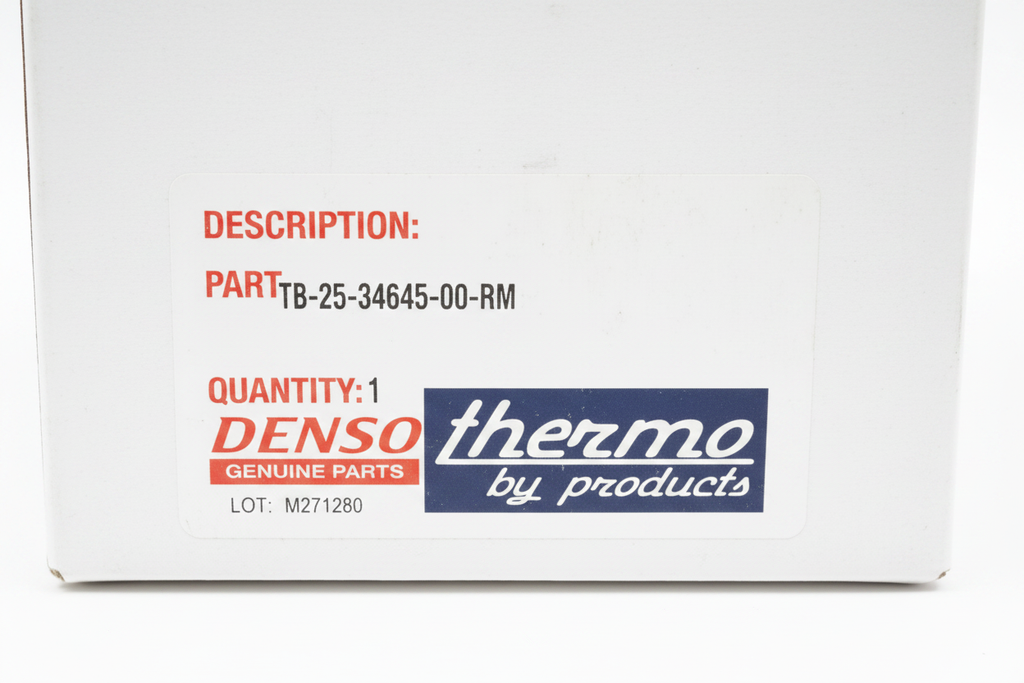 Denso Genuine Parts box label TB-25-35465-00RM Thermo by Products