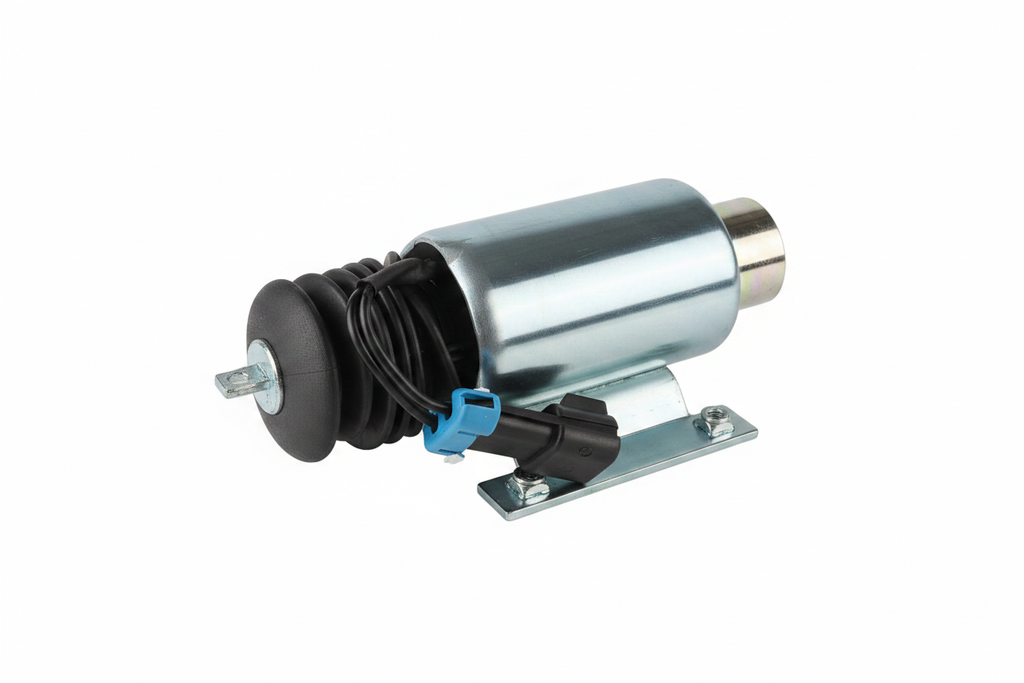 Solenoid Linear Push TB-10-01178-02-AM - side view on white background
