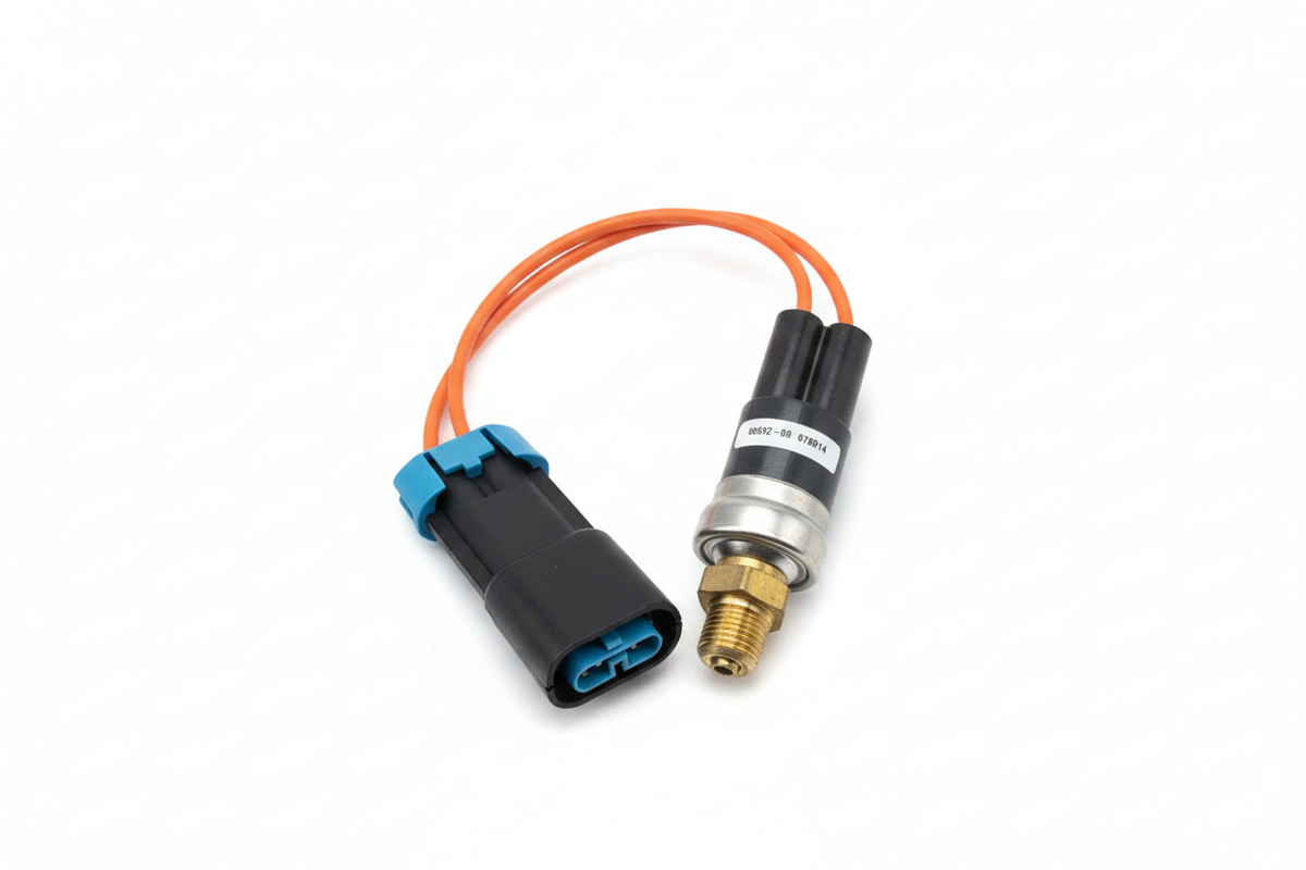 Oil Pressure Switch TB-12-00592-00-AM with orange cables white background