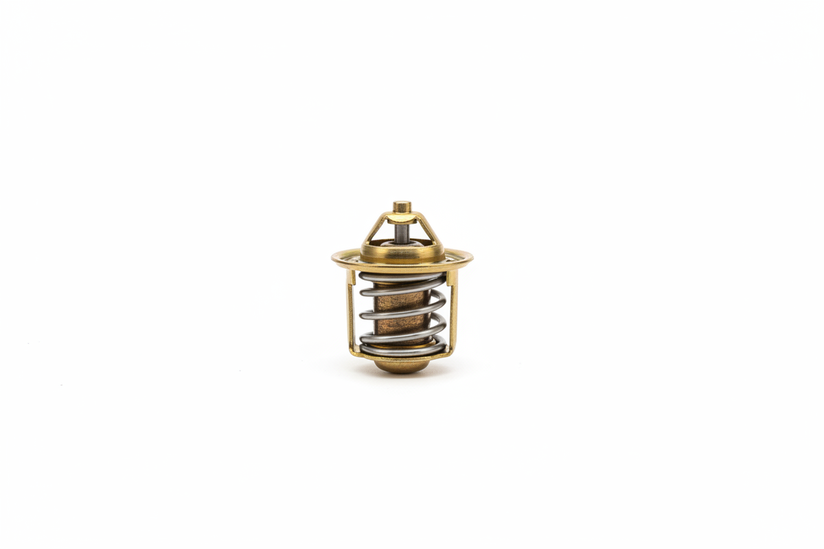 Engine Thermostat TB-25-34309-01-AM white background