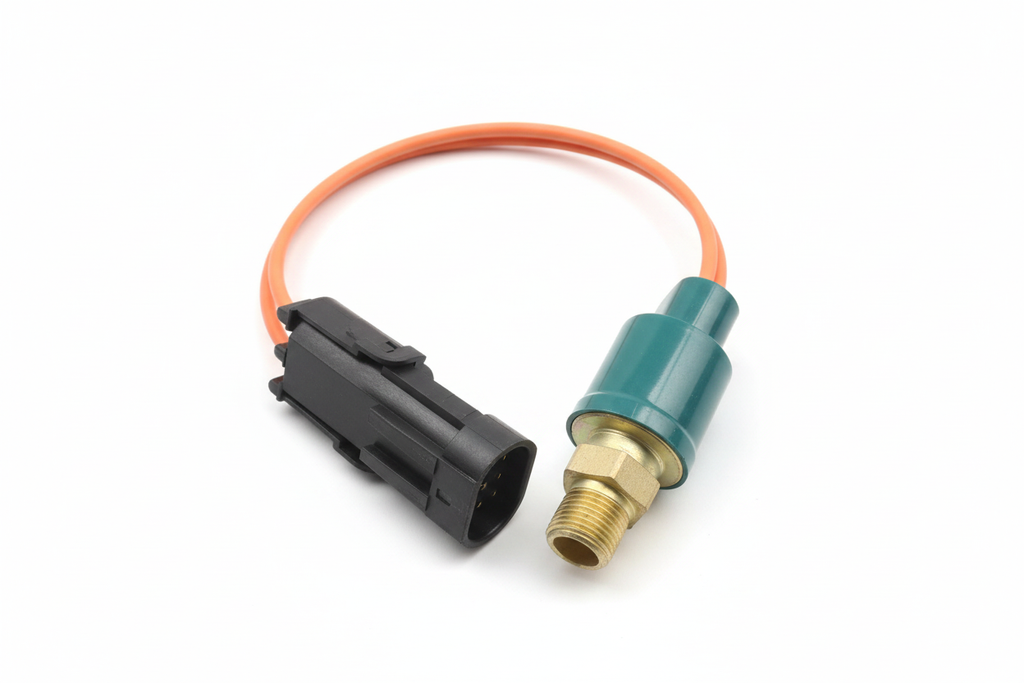 Switch Pressure TB-12-00309-04-AM with orange cable white background
