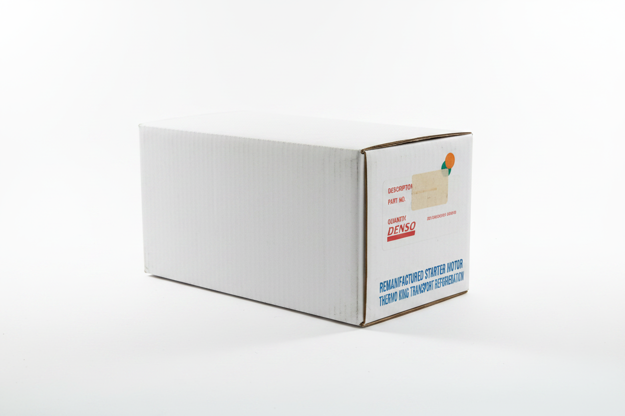 Packaging box for Denso remanufactured starter motor