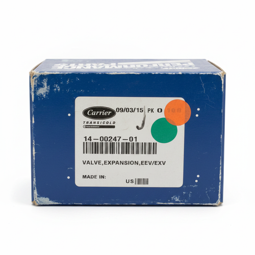 Carrier Transicold Performance Parts box label 14-00247-01 Valve Expansion EEV EXV